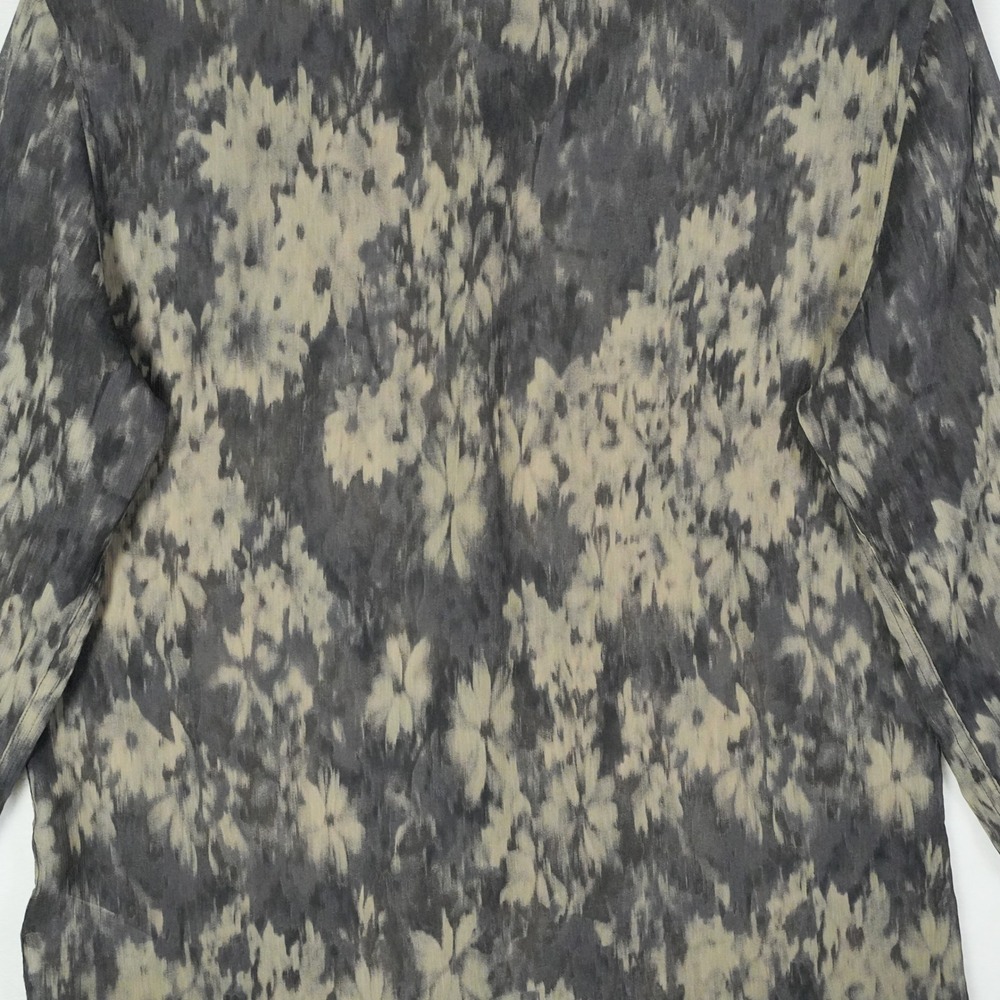 John Varvatos Shirt Mens Small Sheer Abstract Floral Lightweight Modal - Picture 9 of 9